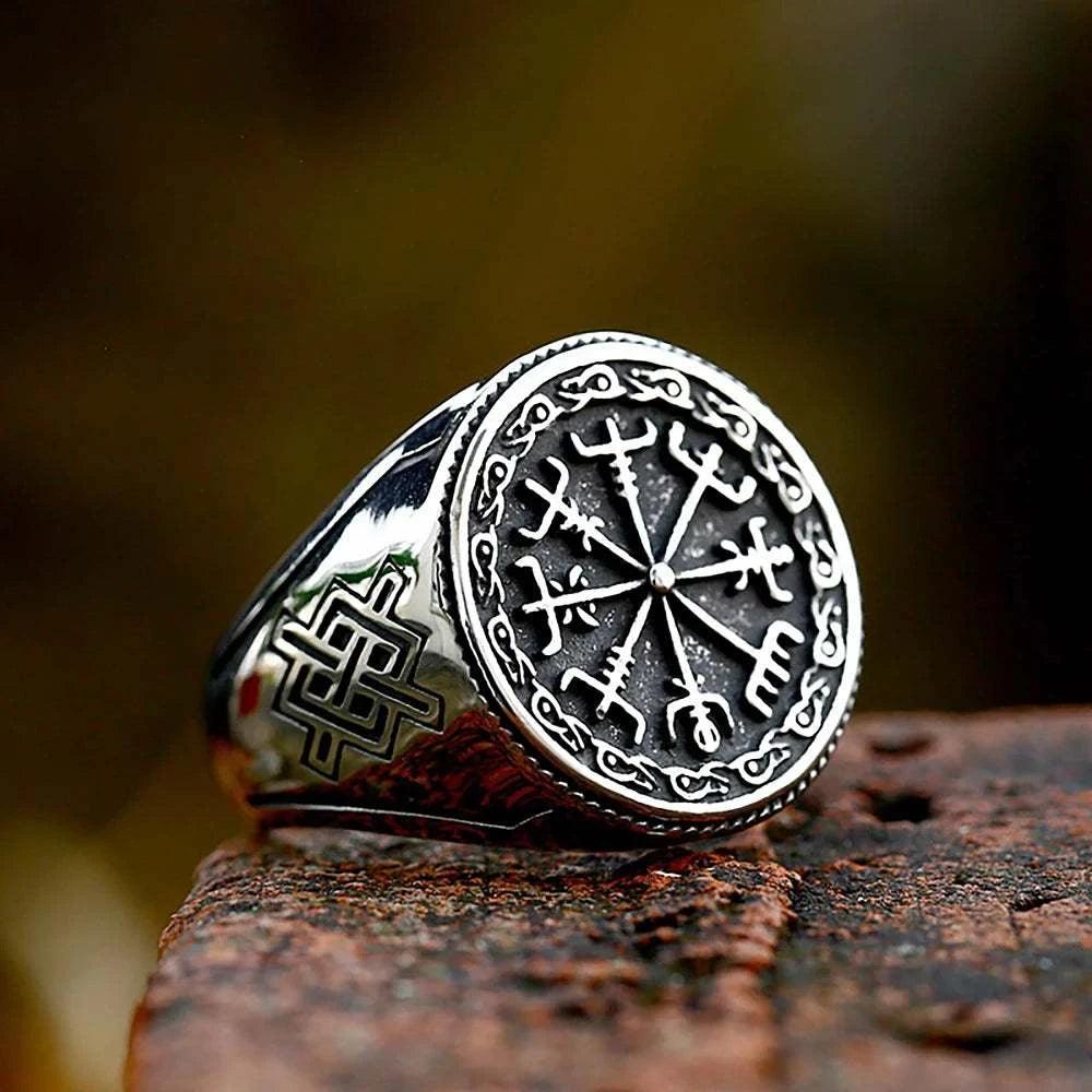 Valhalla Viking Ring-Double Fancy