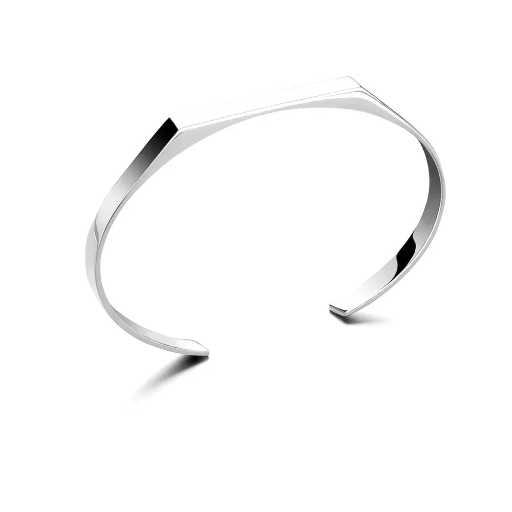 Men's Exquisite Cuff Bracelet-Double Fancy