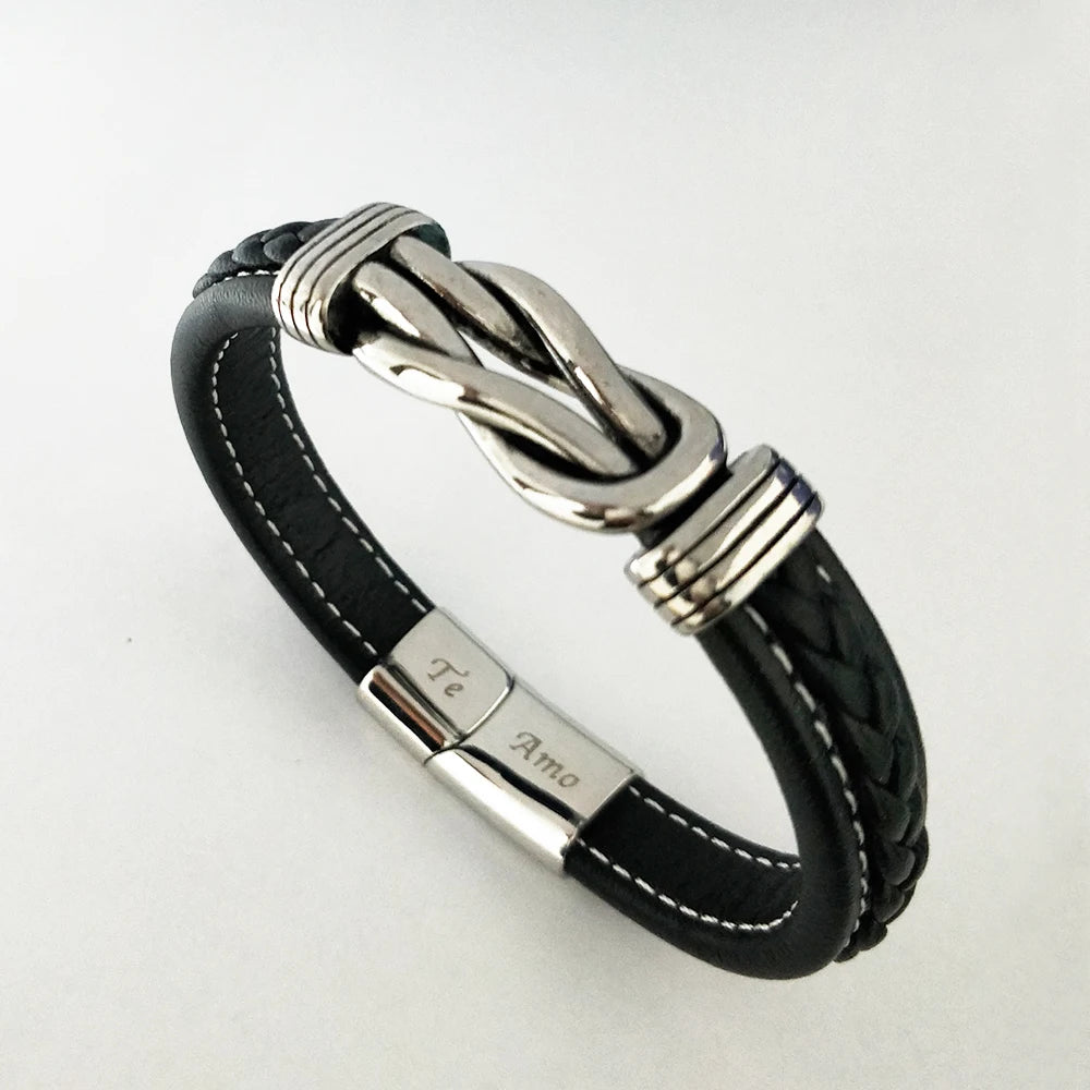 CHARM LEATHER BRACELET