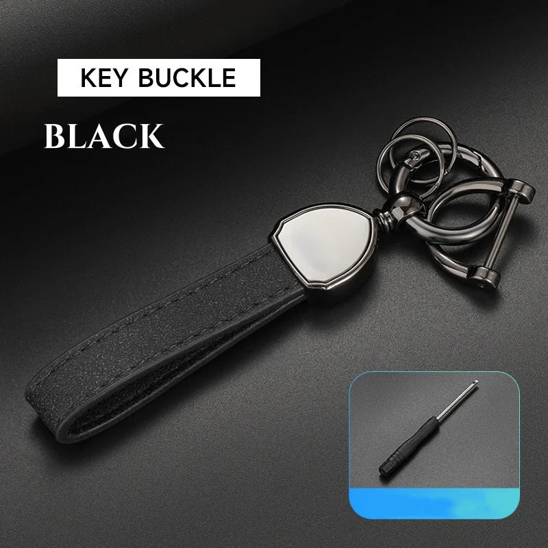 STYLIST LEATHER KEYRING