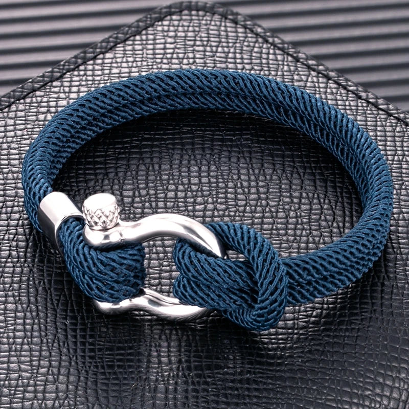 Minimalist Nautical Bracelet-Double Fancy