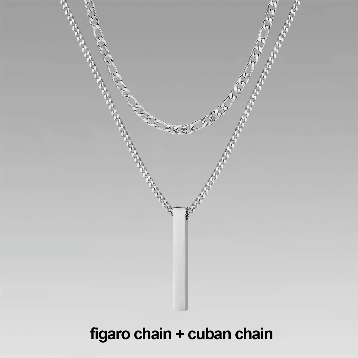 SILVER-TONE LAYERING NECKLACE