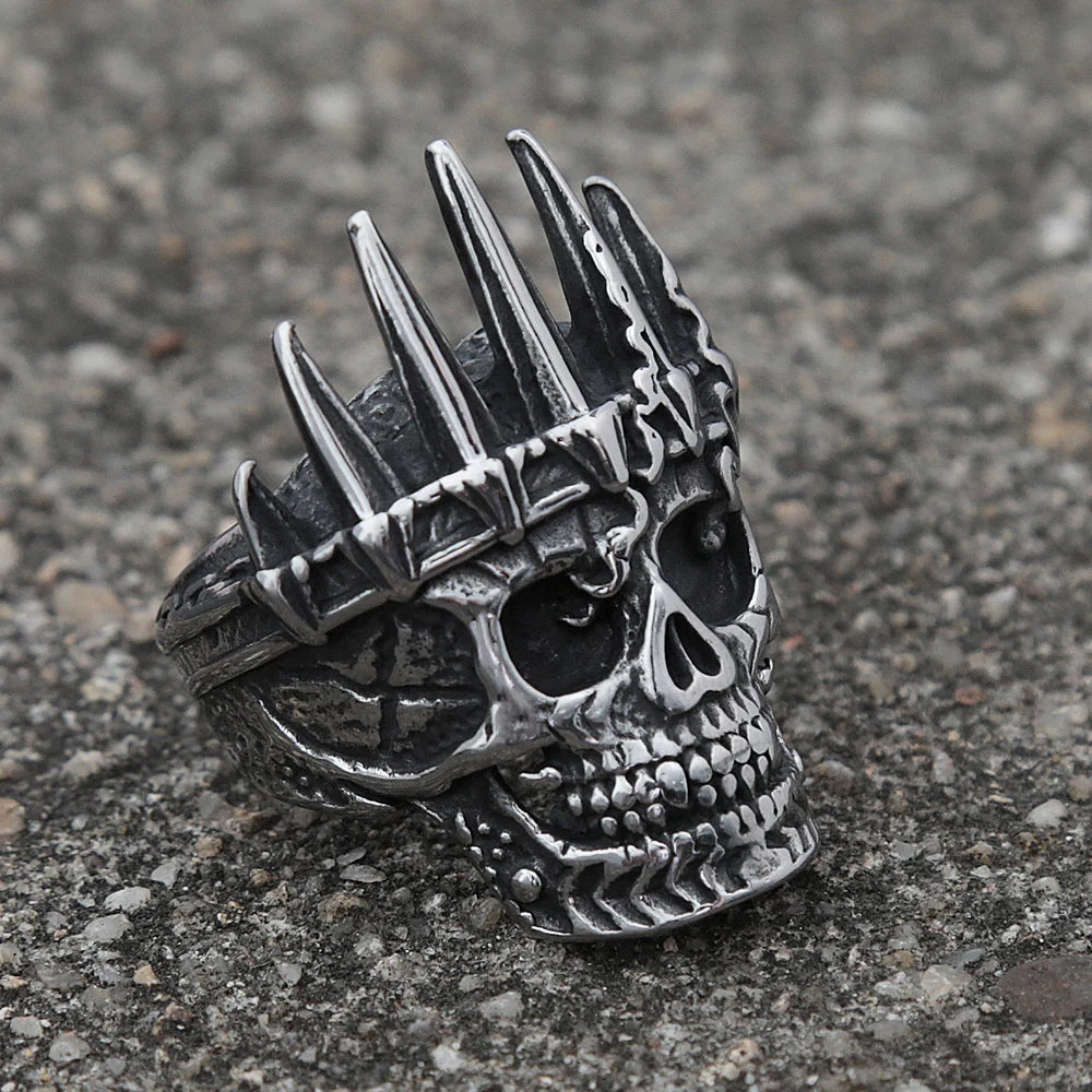 STAINLESS STEEL SKULL BIKER