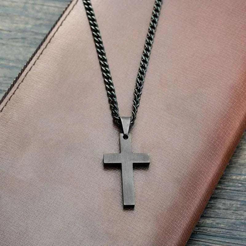 BASIC CROSS NECKLACE - Double Fancy