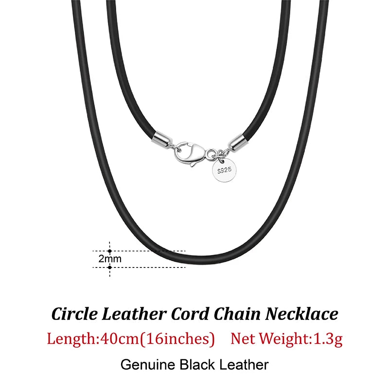 ITALIAN LEAHTER CORD NECKLACE