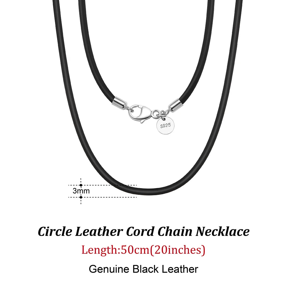 ITALIAN LEAHTER CORD NECKLACE