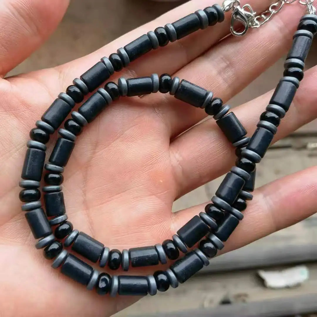 HEMATITE WAVE NECKLACE