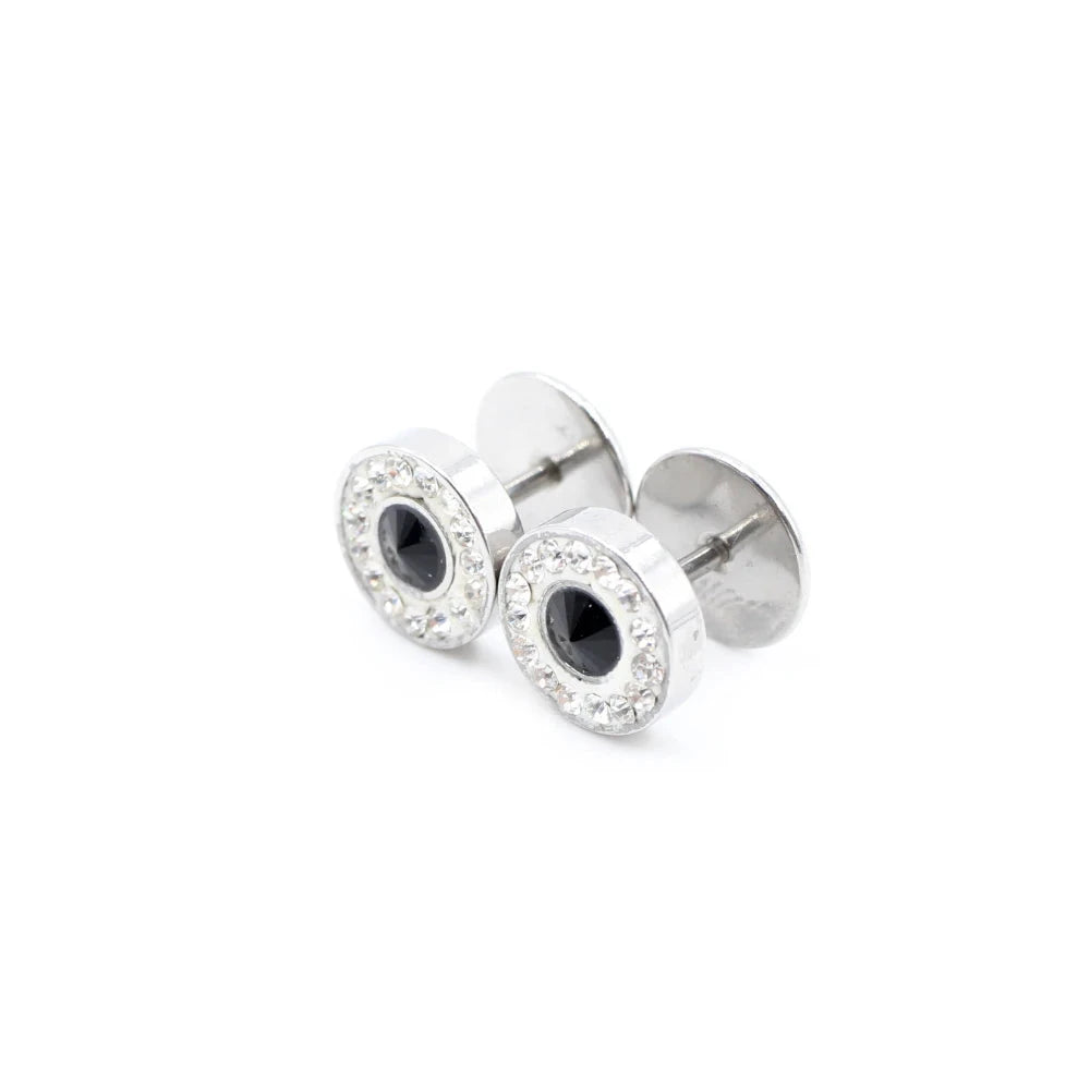 STEEL FASHION STUD EARRING