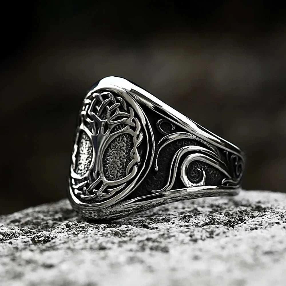 Valhalla Viking Ring-Double Fancy