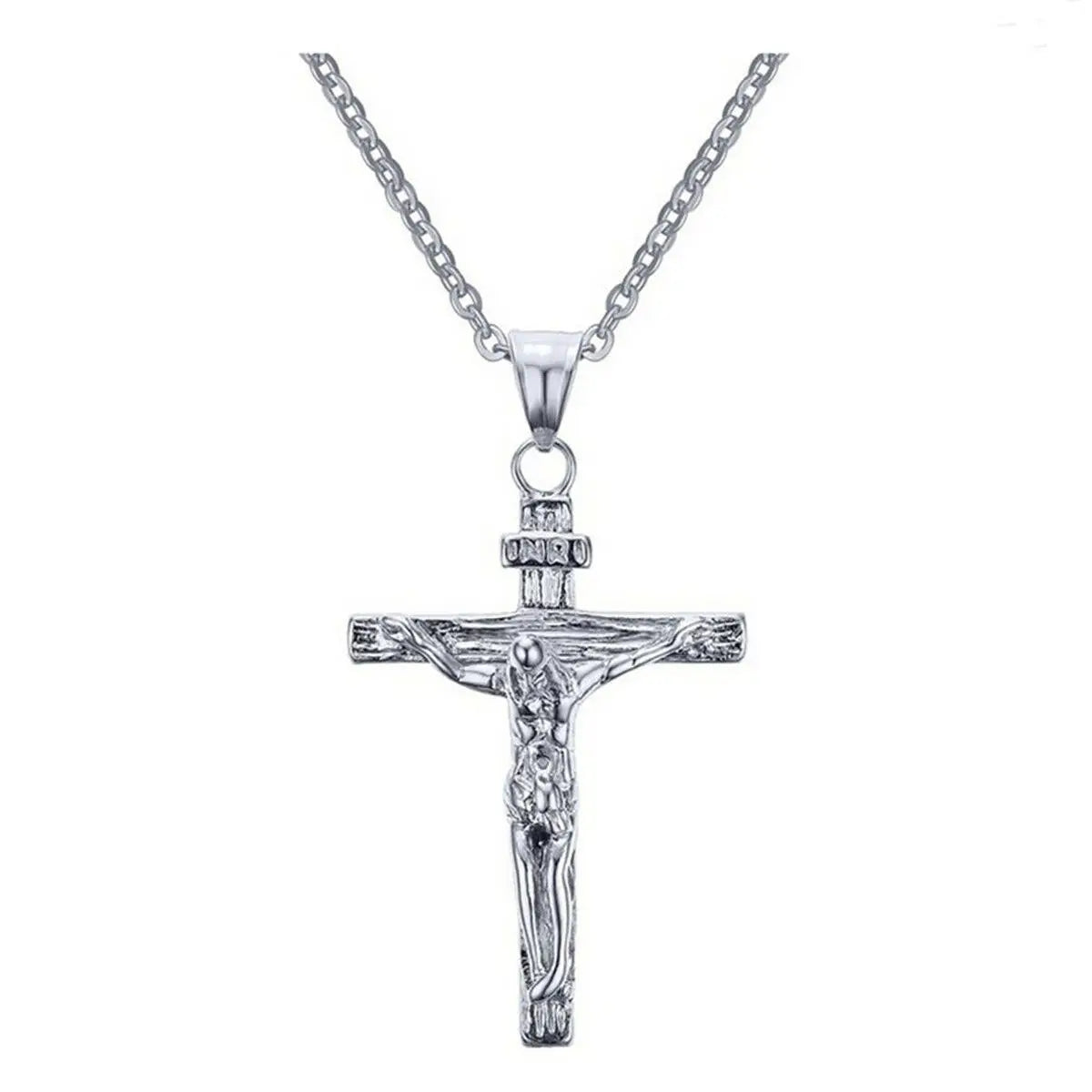 GOTHIC HOLLOW CROSS NECKLACE