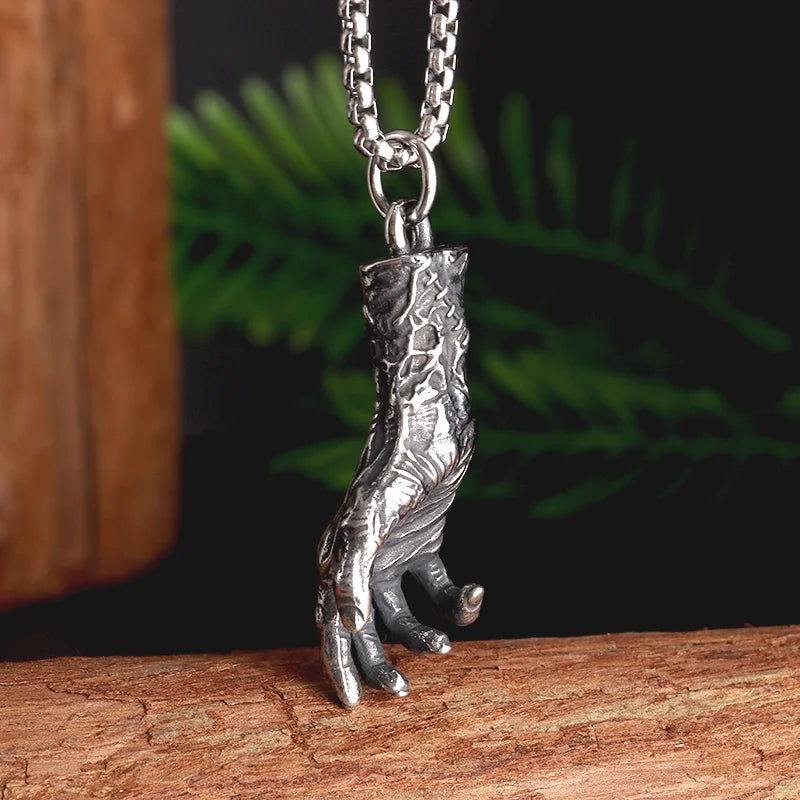 STEEL THOR PENDANT NECKLACE