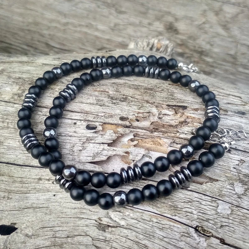 HEMATITE WAVE NECKLACE