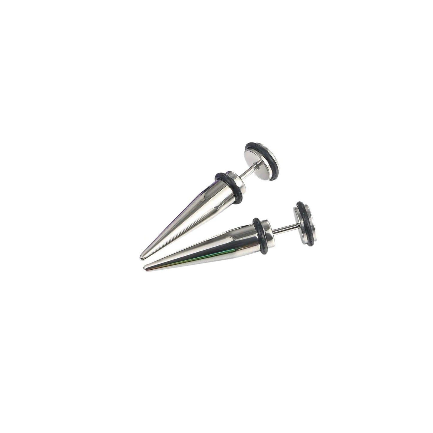 STEEL TAPER EARRING