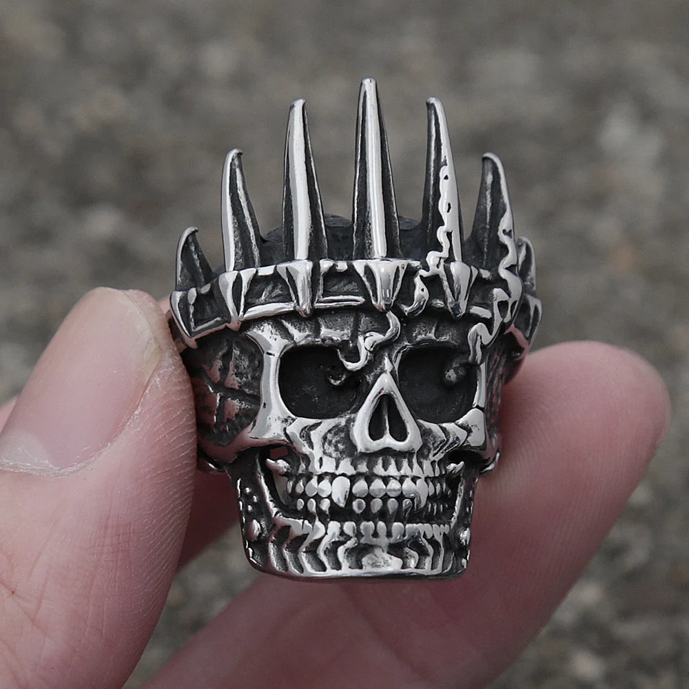 STAINLESS STEEL SKULL BIKER