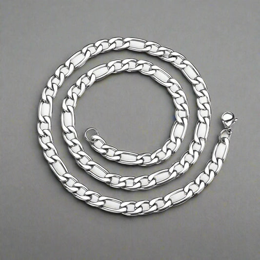 FIGARO STEEL LONG NECKLACE