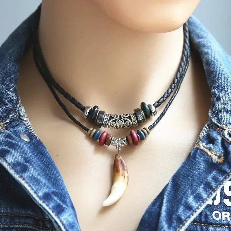 WOLF TOOTH PENDANT NECKLACE