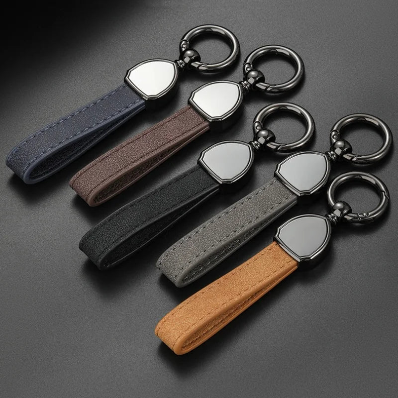 STYLIST LEATHER KEYRING