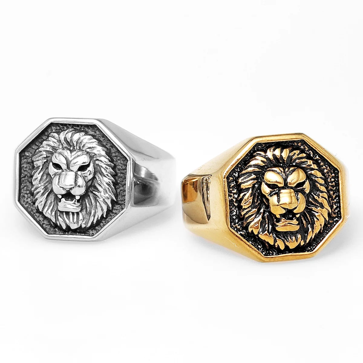 LION KING BIKER RING