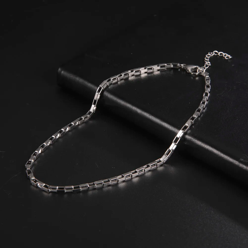 STEEL PAPERCLIP CHOKER NECKLACE