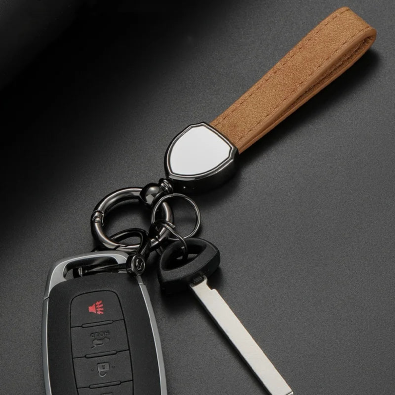 STYLIST LEATHER KEYRING