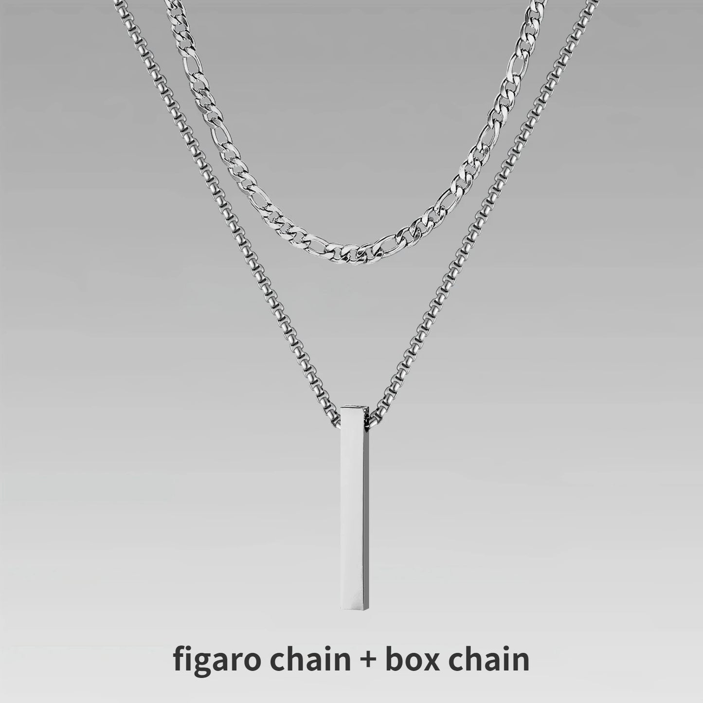 SILVER-TONE LAYERING NECKLACE