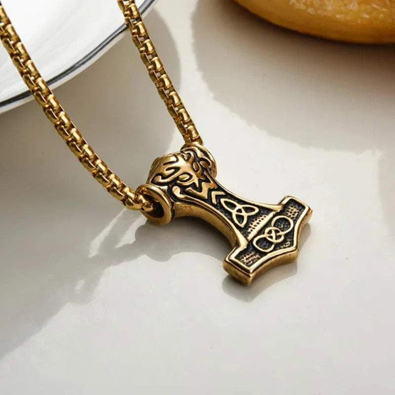 STEEL THOR HAMMER NECKLACE