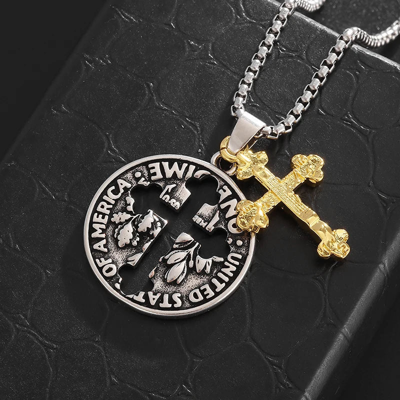 CLASSIC TEMPLAR CROSS NECKLACE