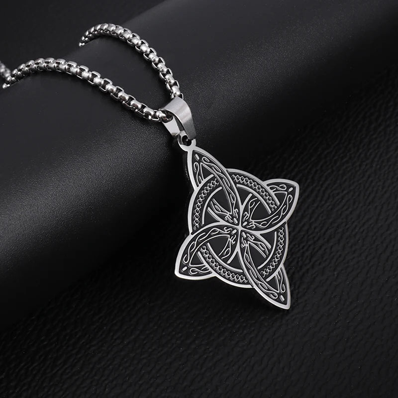 STEEL ORTHODOX CROSS NECKLACE