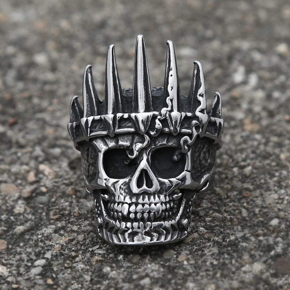 STAINLESS STEEL SKULL BIKER