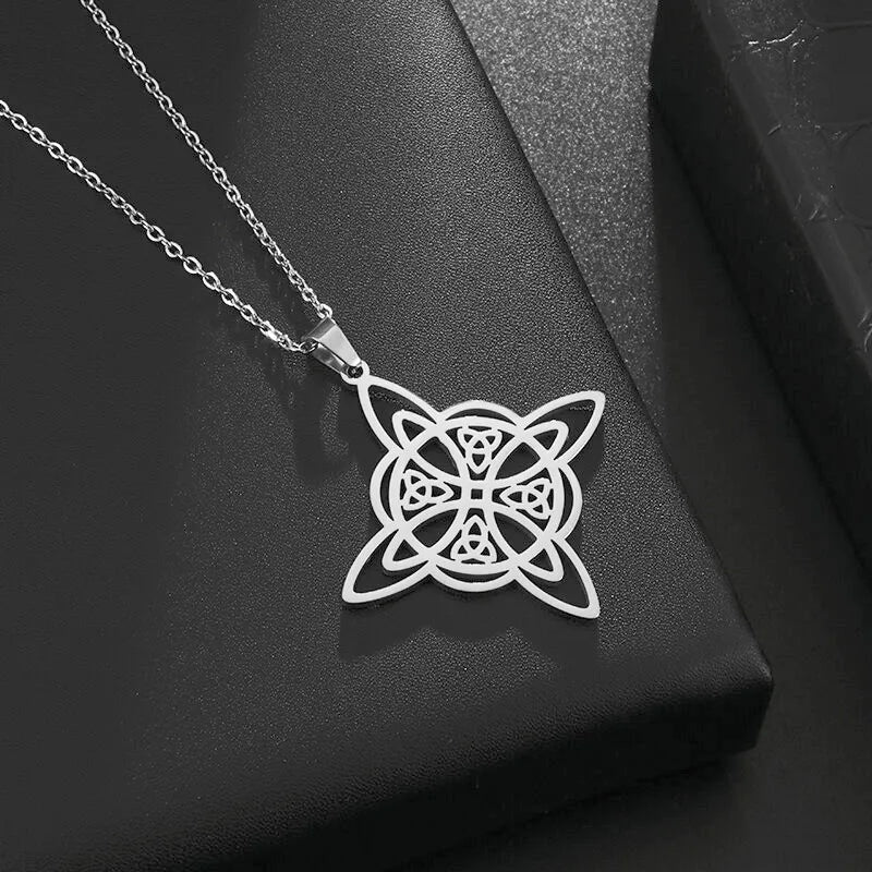 STEEL LIGHTING NECKLACE PENDANT